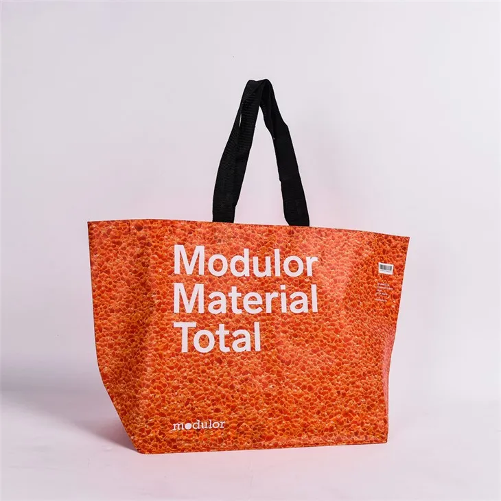 Gelamineerde RPET -boodschappentas