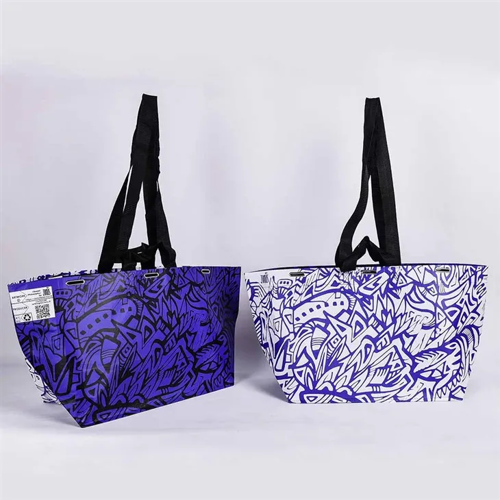 Milieuvriendelijke RPET-boodschappentas