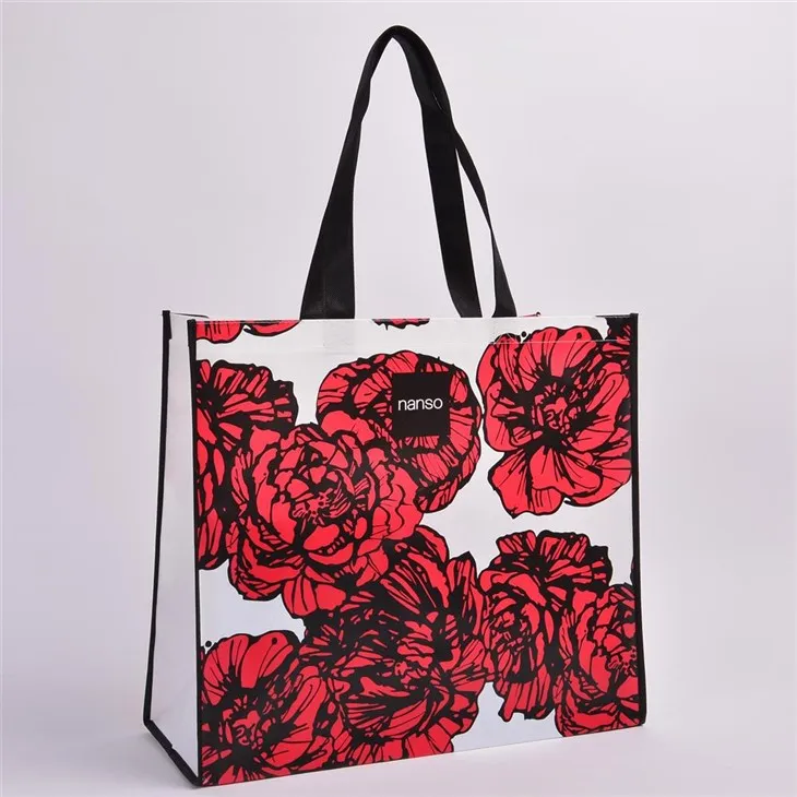 Non-woven bedrukte draagtassen