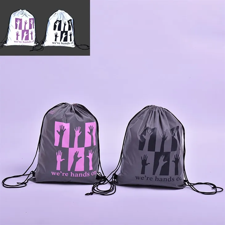 Reflecterend Polyester Drawtring Backpack