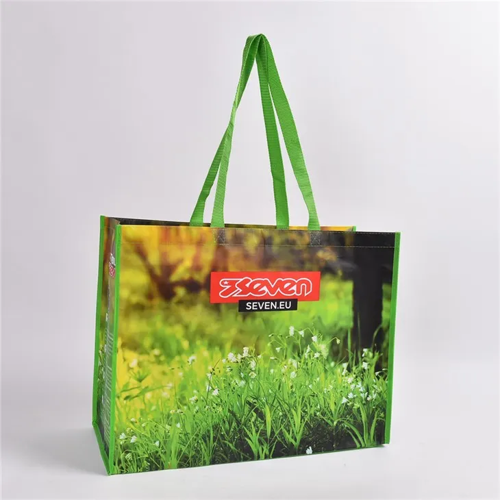 RPET -boodschappentas in laminering